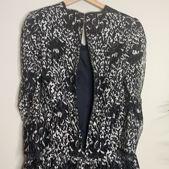 Christian Rupert Couturier Couture Embroidered Lace Drop Waist Cocktail Dress S - Picture 15 of 16